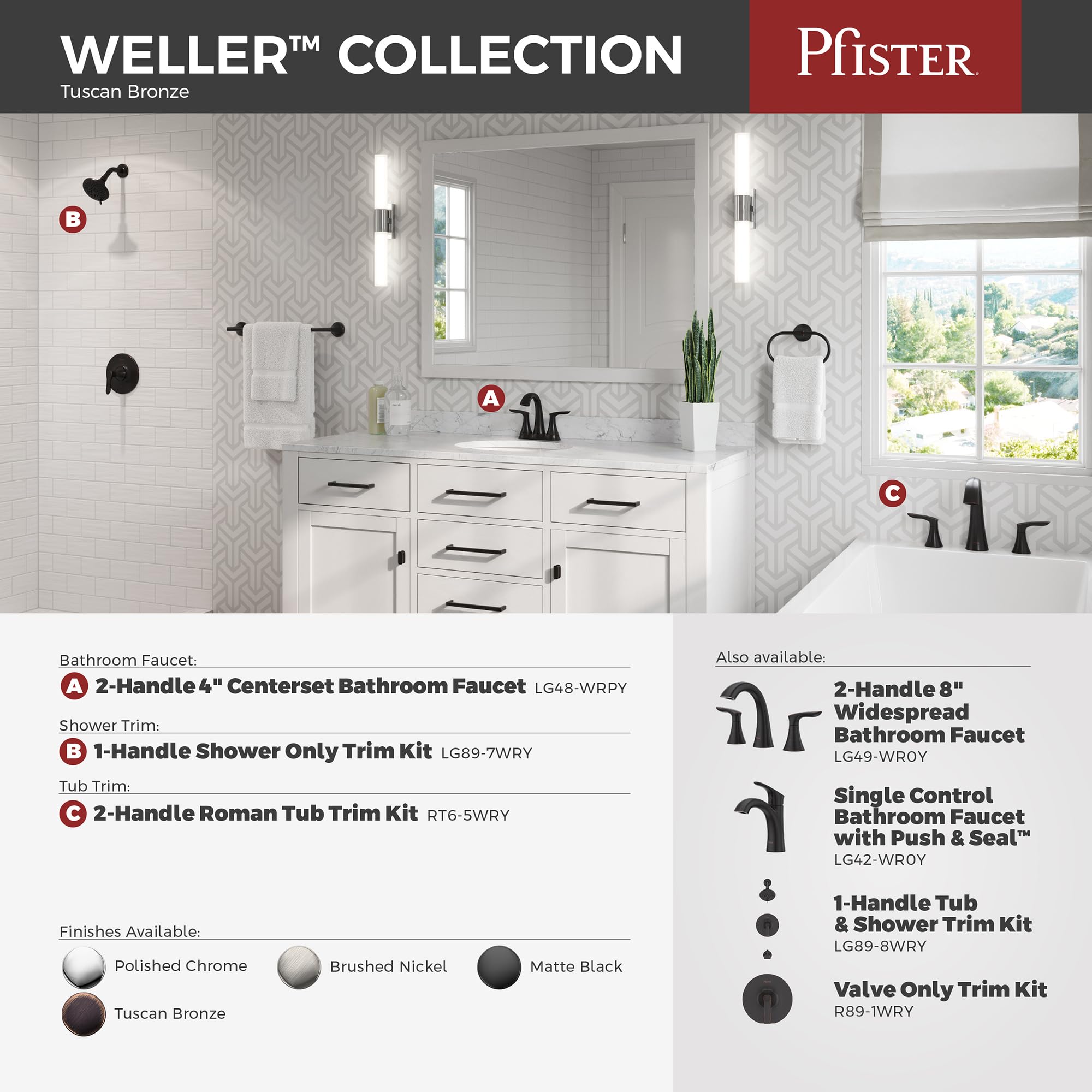 3960⭐️黒⭐️小輪⭐️コロコロ⭐️艶ピコ⭐️艶ベイン⭐️コンパクト⭐️樋口さん⭐️ Pfister Weller 8 in Widespread Bathroom Sink Faucet 2-Handle 3