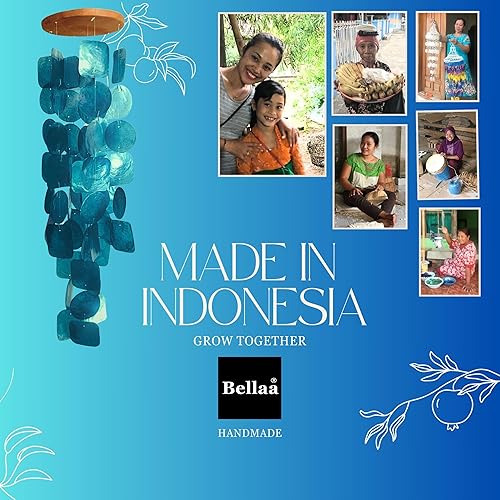 Miniatura 4 de Bellaa 24896 Móviles de viento hechas a mano para decoración del hogar, regalos para el jardín