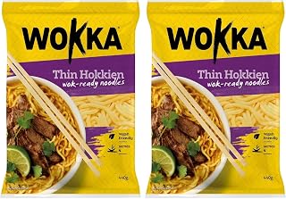 Wokka Hokkien Noodles 440g (Pack of 2)