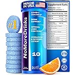 NoMoreDrinks Anti Alcohol Craving Supplement | Liver Detox & Combat Cravings | Energy Support Alcohol Replacement Drink | Organic Milk Thistle Supplement & Dandelion Root & 5HTP | (10) Energy Pills