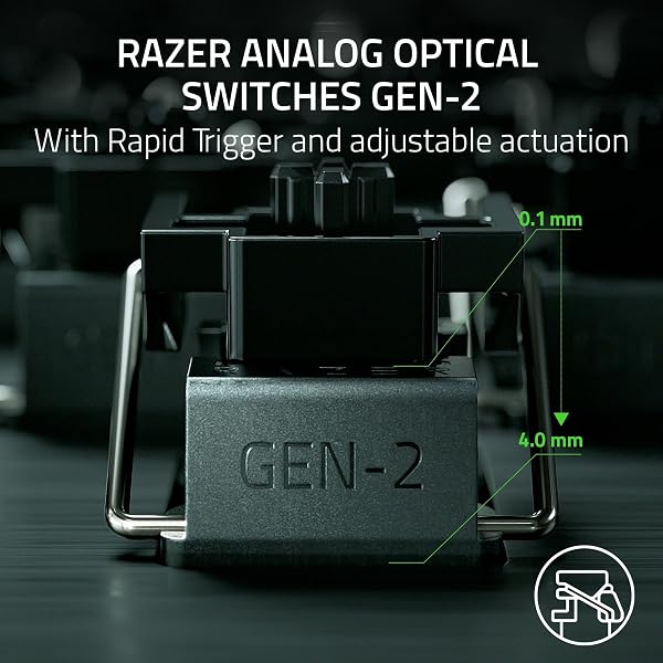 Razer Huntsman V3 Pro - Analog Optical Esports Gaming-Keyboard - Snap Tap - Rapid Trigger - Quick Onboard Adjustments - Multi-function Dial & Dedicated Control Buttons - QWERTY UK Layout | Black - 3