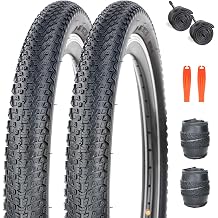 ZUKKA 202.0,24/26/27.5/29x2.125 Bike Tires and Tube Set MTB Replacement Bicycle Tires with Schrader Valve 35mm Tire Levers for Mountain,Cruiser Bike