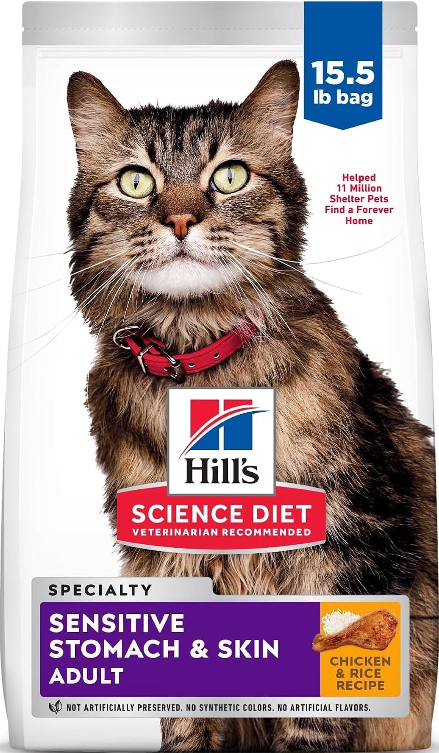  Sensitive Stomach & Skin Dry Cat Food