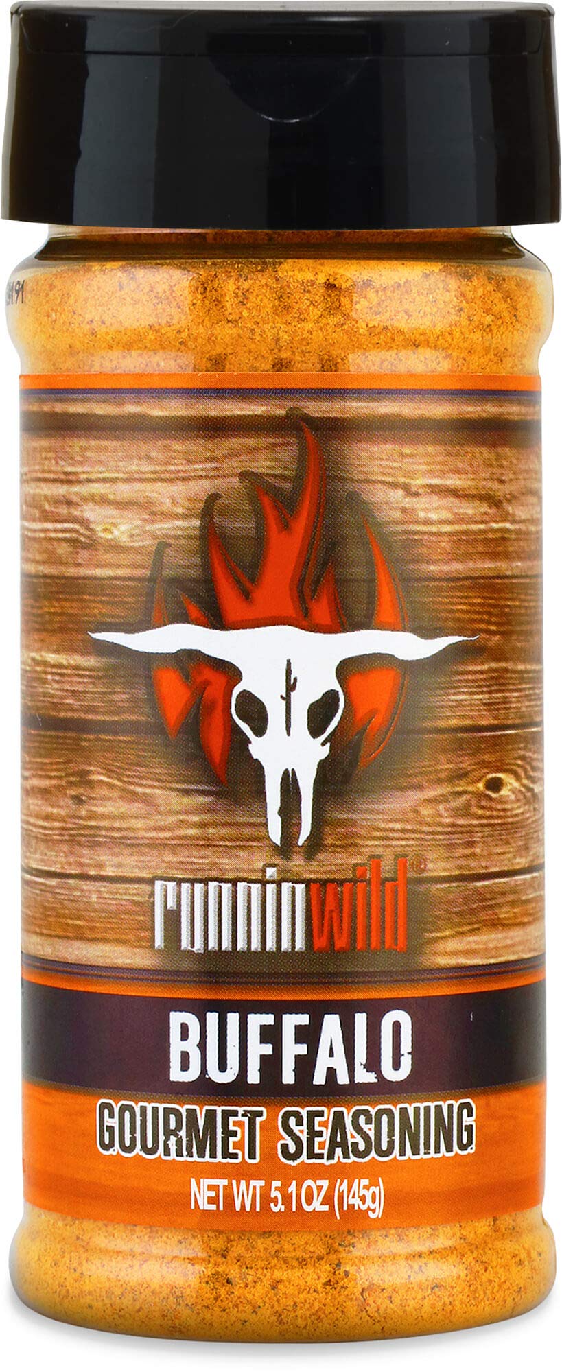 Runnin’ Wild Buffalo Wing Seasoning – Mouthwatering Buffalo Flavor Spice Rub for Chicken, Fries, Popcorn & Game-Day Snacks | Bold Gourmet Blend, No