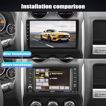 4+64G Android 13 Double Din Universal Car Stereo Radio with Wireless CarPlay Android Auto, 10.1 IPS Touchscreen Car Radio Stereo Head Unit with GPS Navigation SWC WiFi Bluetooth FM DSP AHD Camera Mic