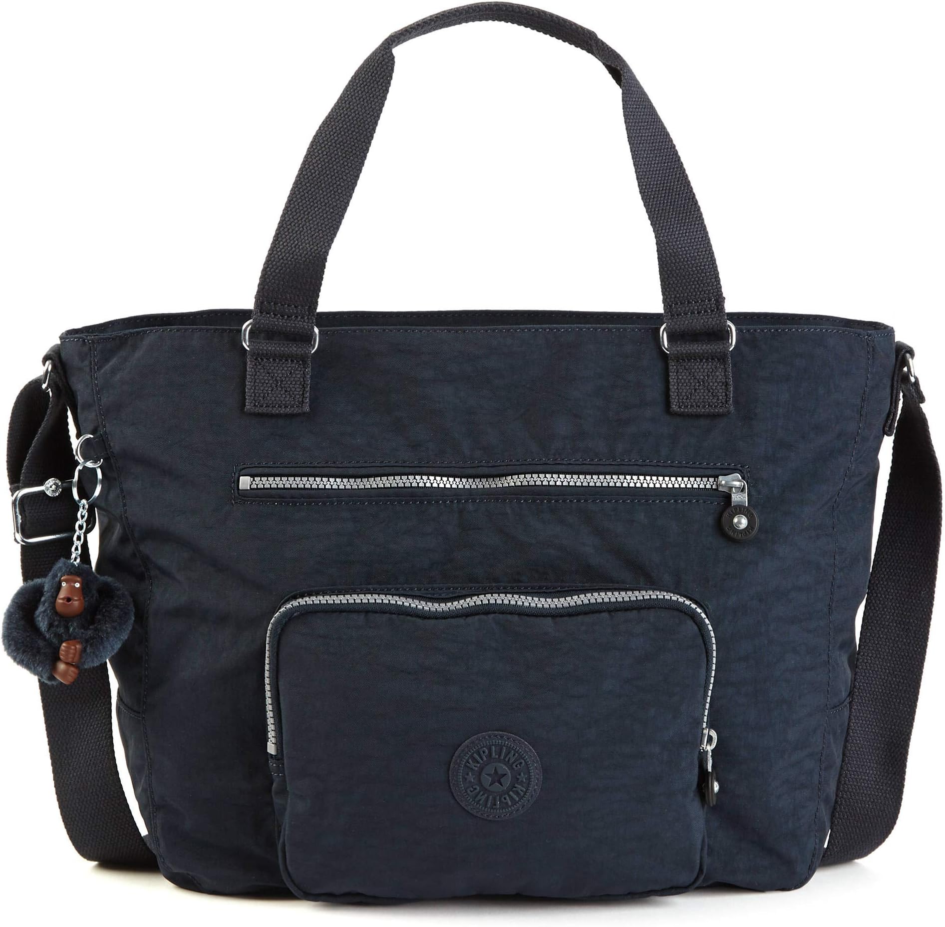 Kipling unisex adult Maxwell Tote Cross-body Crossbody Bag, True Blue, One Size US