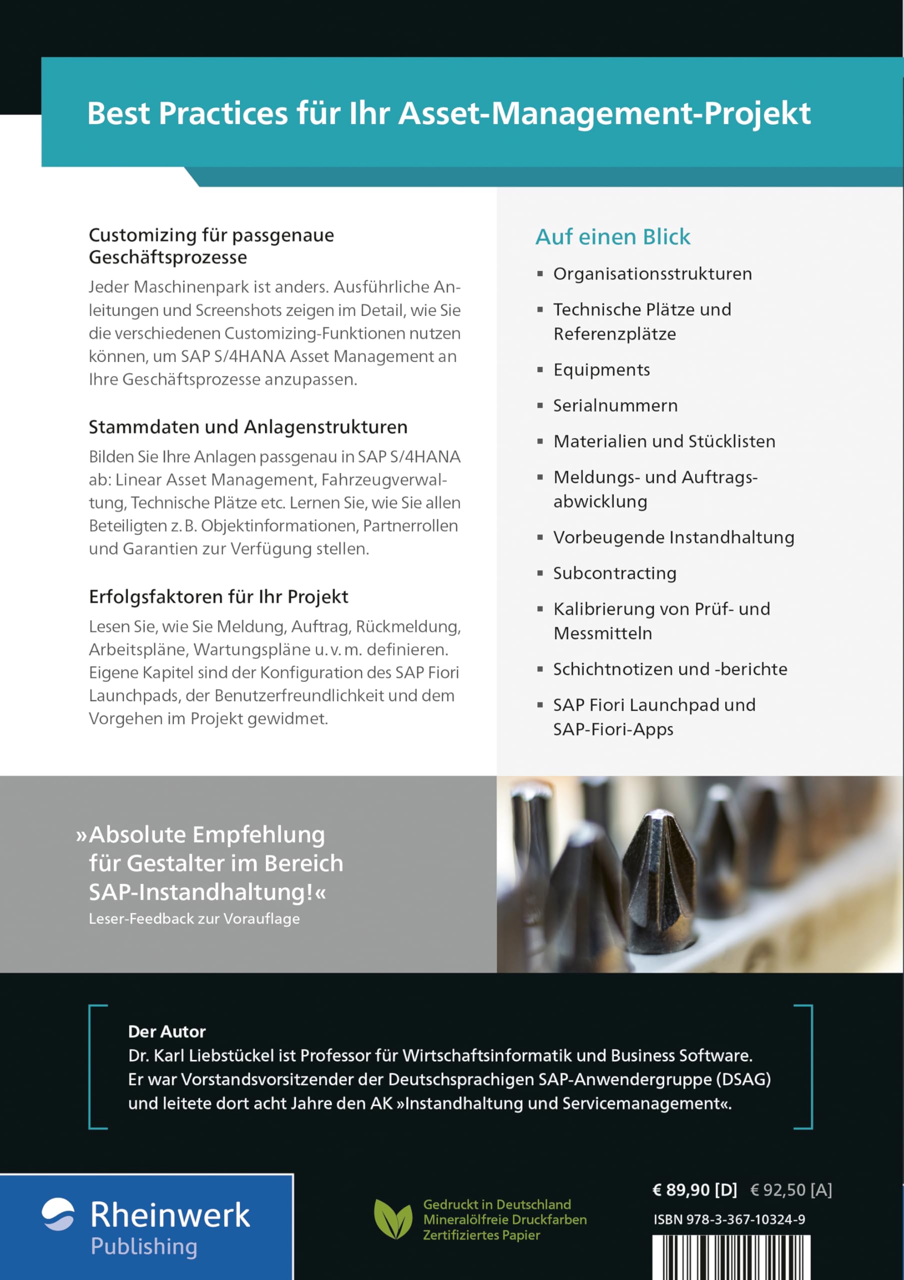 Instandhaltung mit SAP S/4HANA – Customizing: SAP EAM (PM) erfolgreich konfigurieren (SAP PRESS)