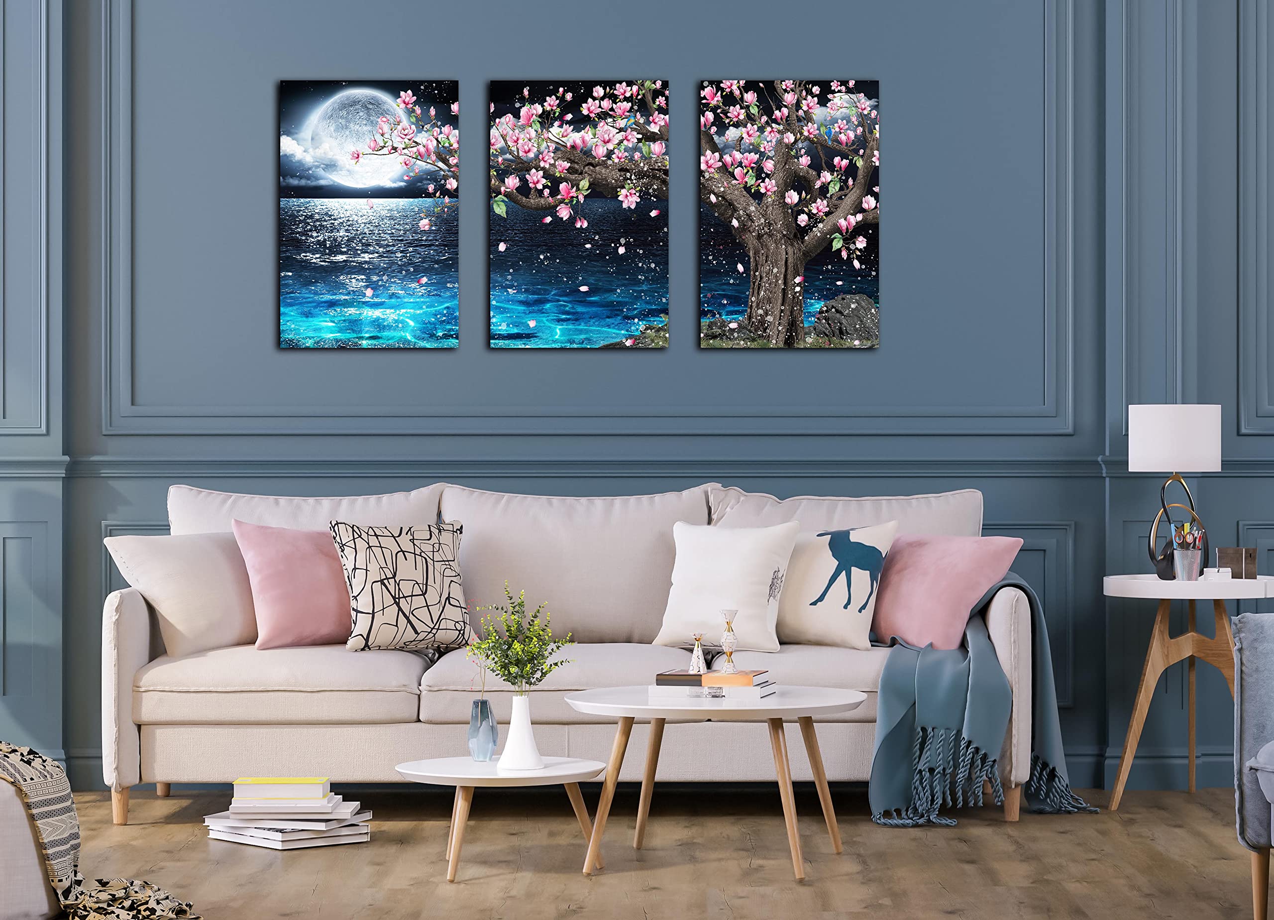 Affiche Lot De 3 Posters Muraux, Imprimés De Feuille Botanique