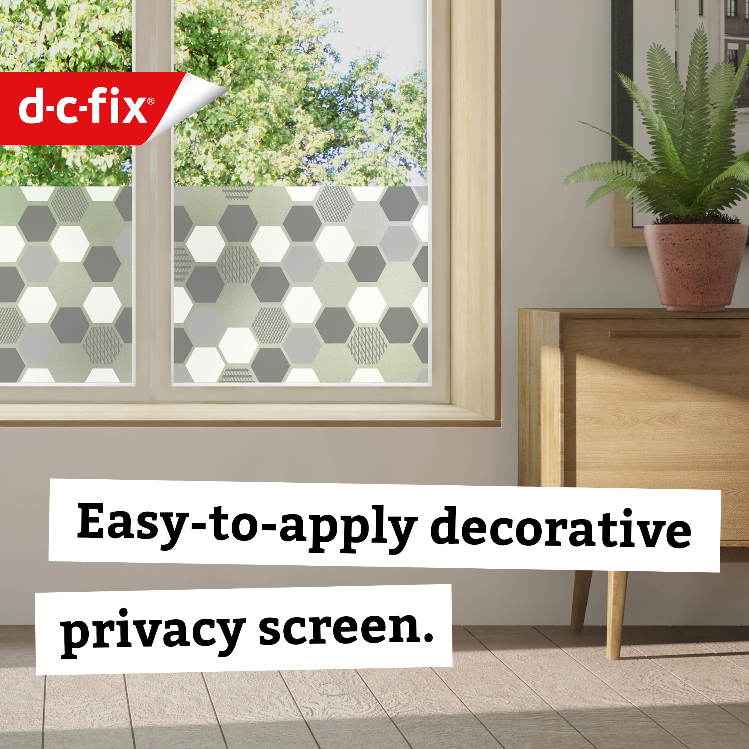 Pellicola Per Vetri Finestre Privacy - Adesivo Statico Opaco, Anti-UV, 45x150 Cm