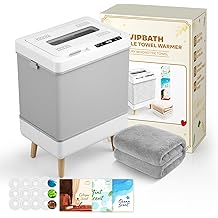 35L Towel Warmer Gift Set &ndash; Family-Sized Foldable Design with Window, Dual Safety Shut-Off for Overheat &amp; Tip-Over, 12 Aroma Discs &ndash; A Spa-Like Luxury for Home &amp; Loved Ones