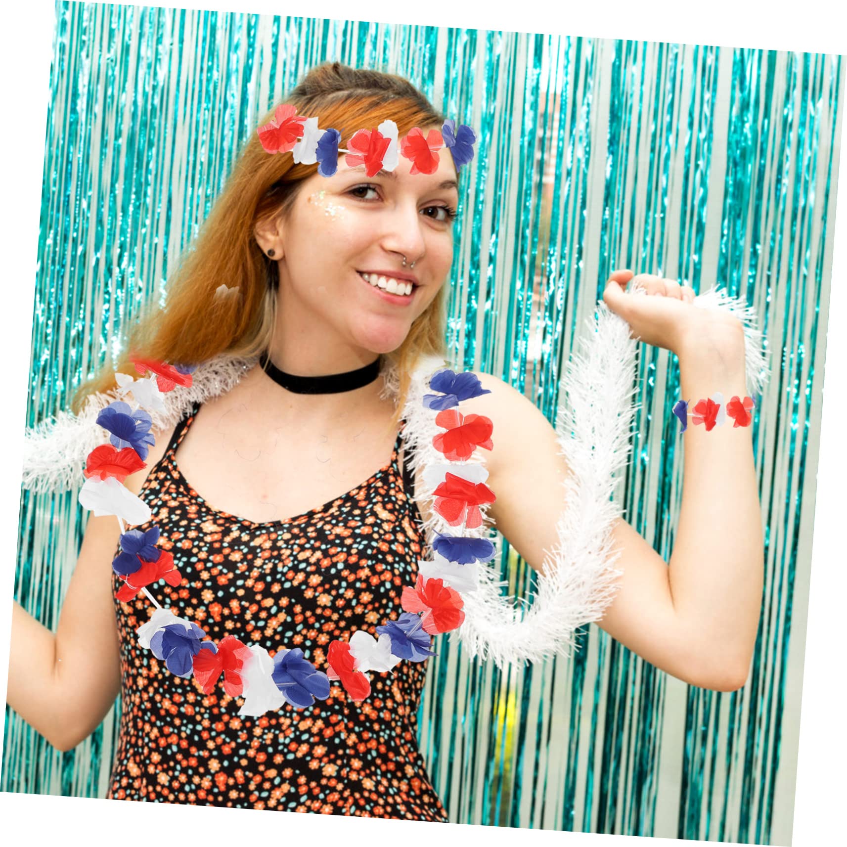 MAGICLULU 144stücke Teiliges Hawaii Party Deko Mit Blumenkränzen Armbändern Und Für Tropische Feiern Und Stirnbändern Für Luau Und Strandpartys