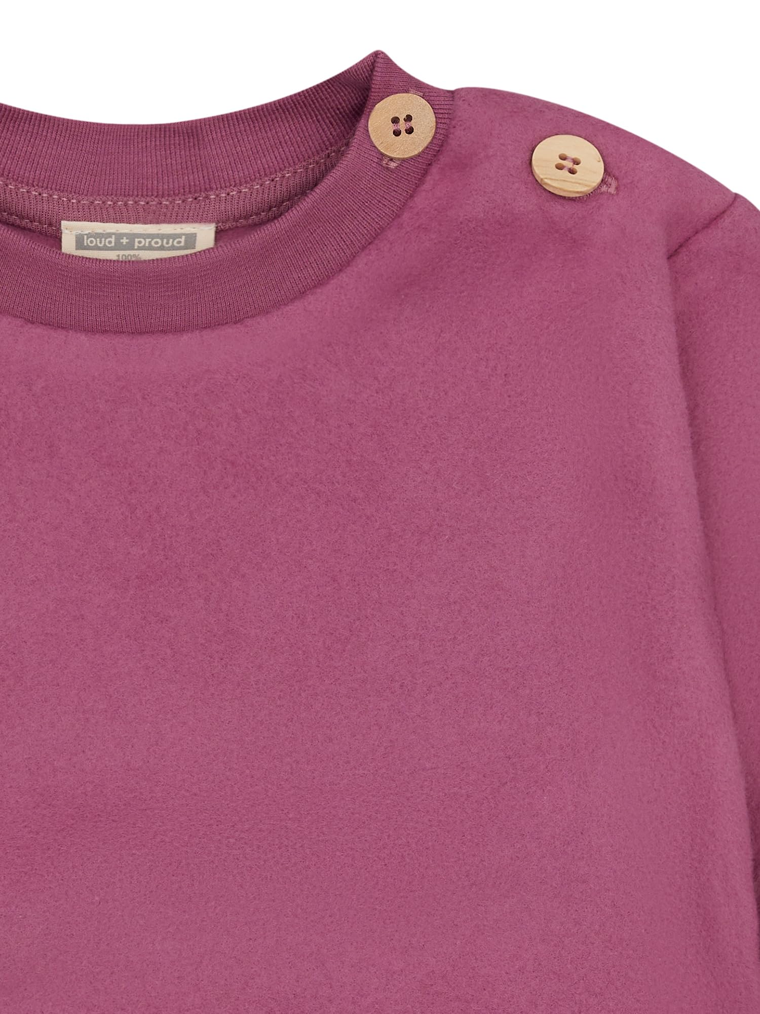 loud + proud Fleece, GOTS Zertifiziert Maglia di Tuta Bambine e Ragazze