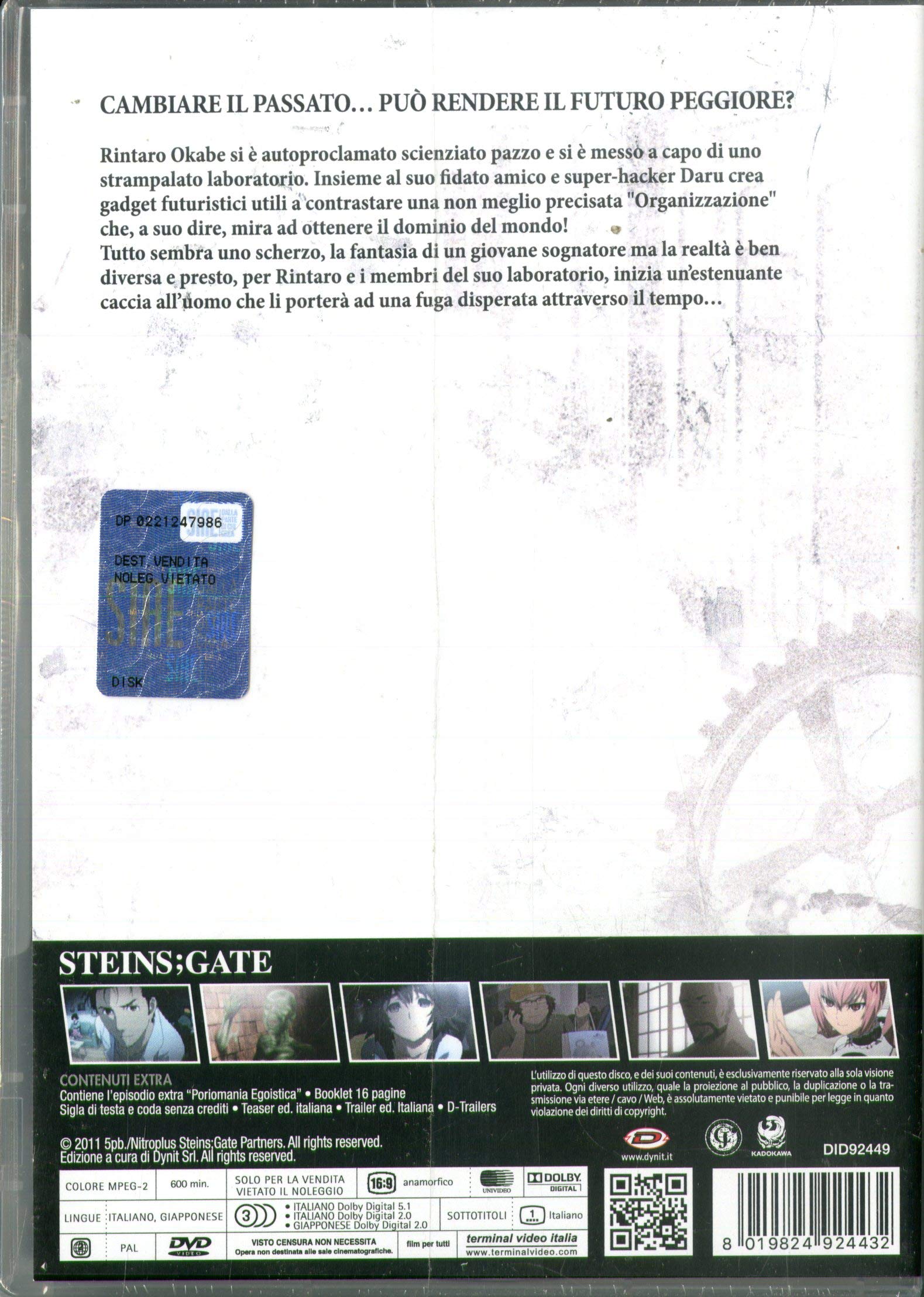 Steins Gate - Serie Completa (Eps 01-25)