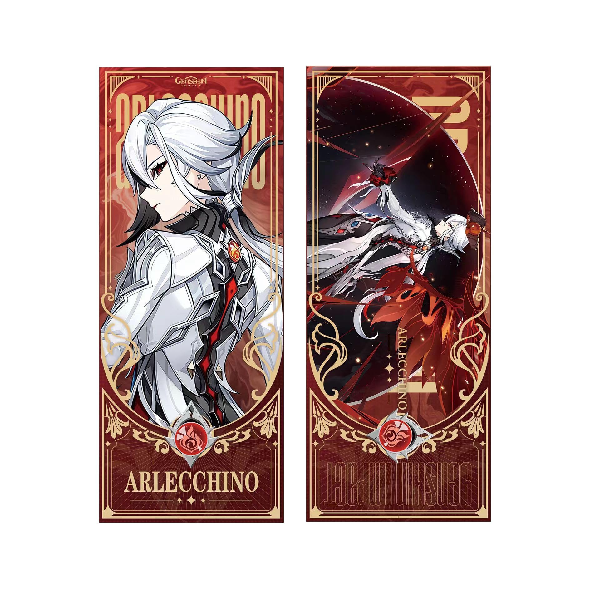 Amazon.co.jp: 原神 グッズ アルレッキーノ 召使 グッズ アクリル