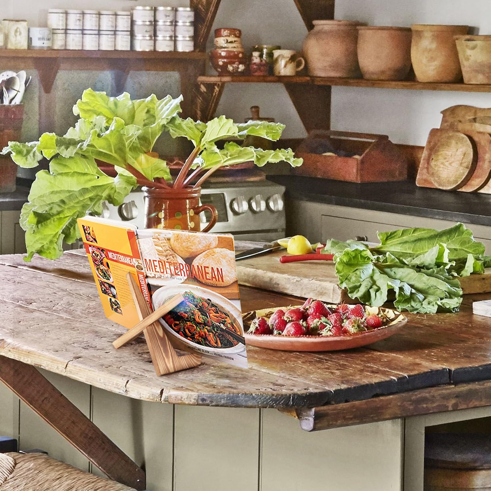 LUTRIN PORTE LIVRE De CUISINE Ou AUTRE En BOIS FORME EPUREE COLLECTION Deco Xe 111480