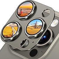 Vista 8 de Uyiton Protector de lente de cámara compatible con iPhone 17, no es fácil de romper, fuerte absorción, compatible con fundas, cubierta de pantalla