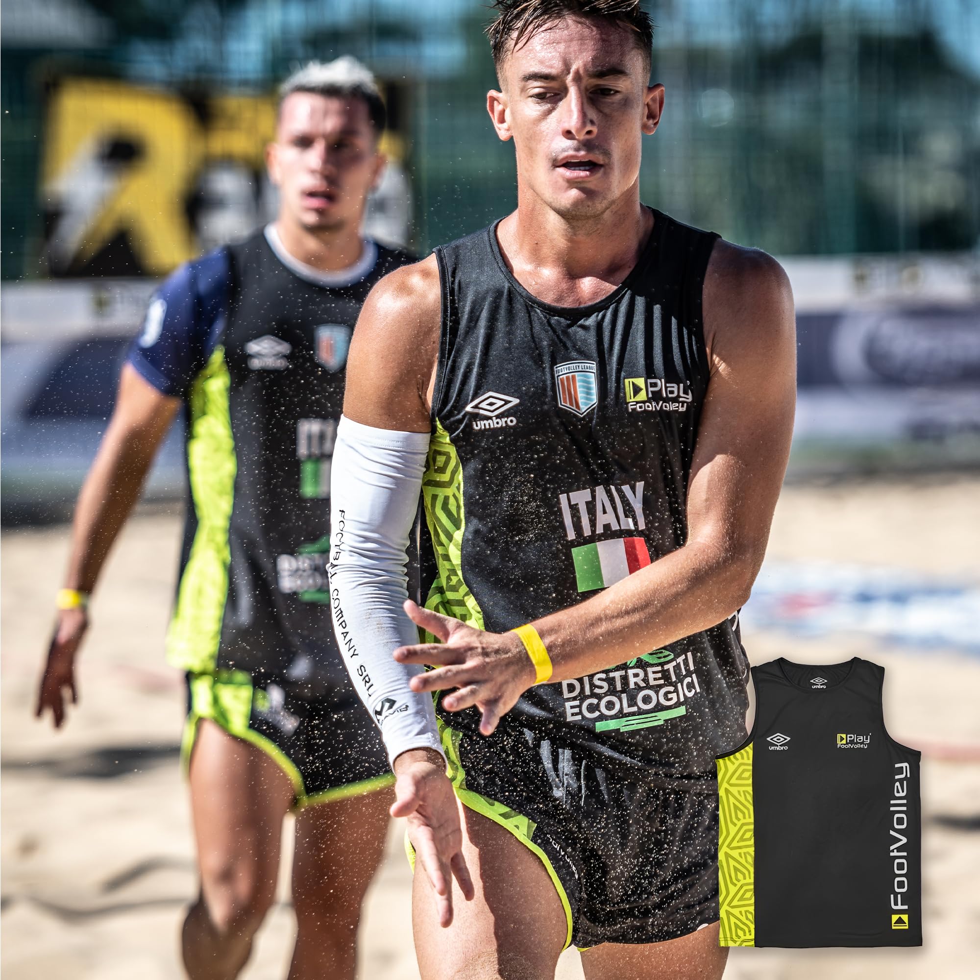 Umbro Canotta Uomo da Allenamento Realizzata collaborazione con T-Max Sport, Maglia Tecnica Uomo a Giromanica Traspirante e antiodore
