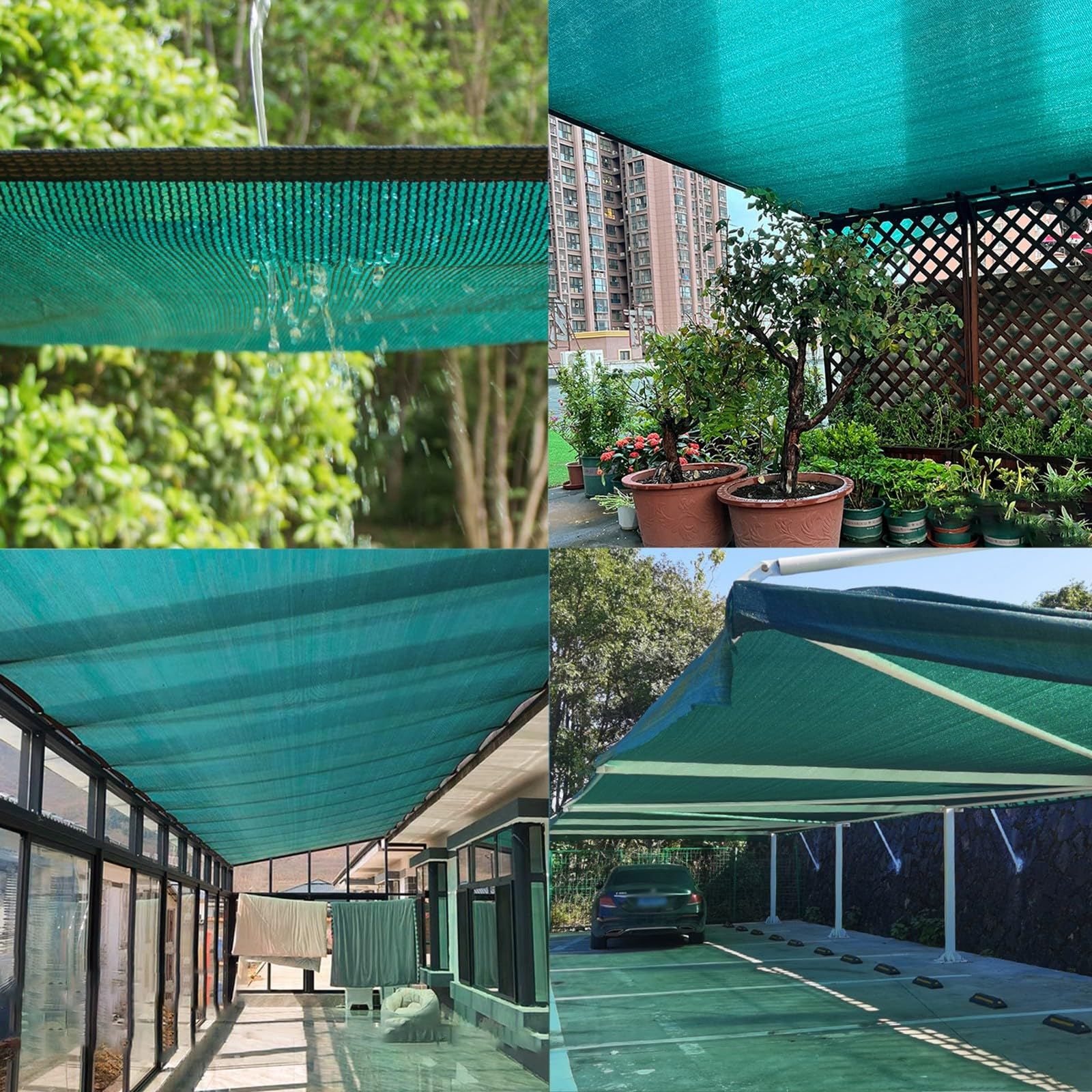 Malla De Sombreo Para Jardín - 85% UV, Transpirable, Para Plantas, Gallinero, Cochera O Terraza