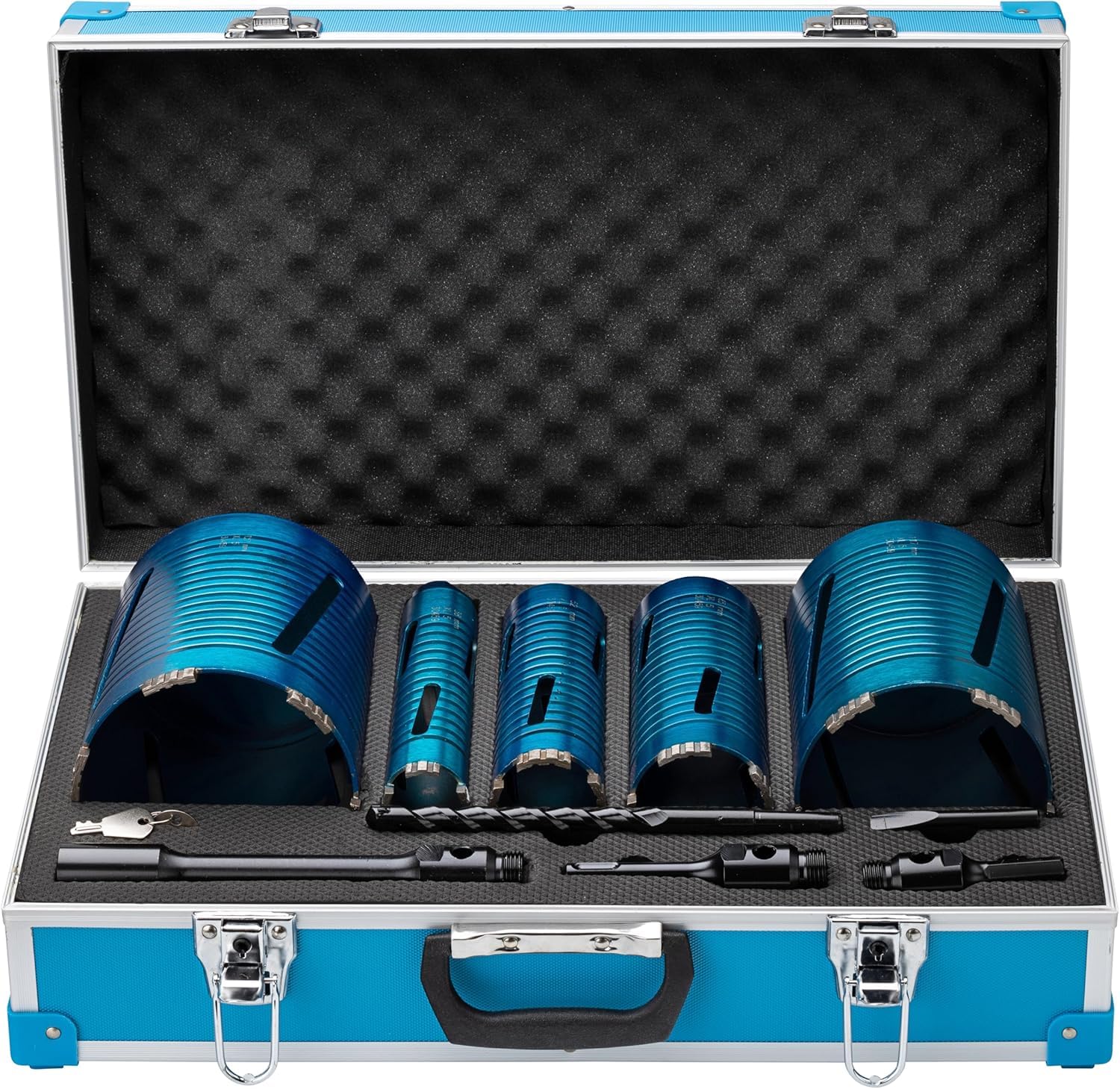 OX 5 Core Drill Set & Accessories Diameter 38mm, 52mm, 65mm, 117mm, 127mm