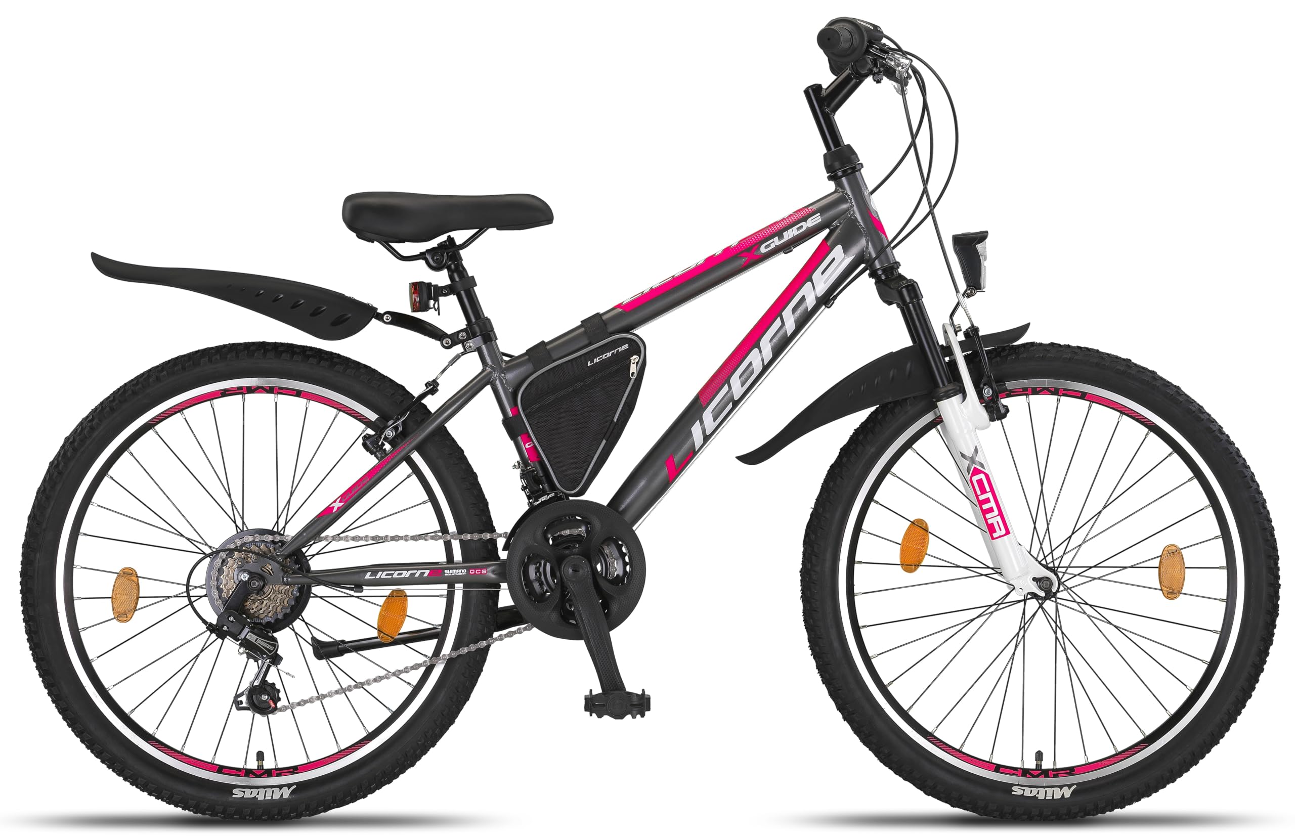 Licorne Bike Guide Premium rower górski 20, 24, 26, 27,5 i 29", dla dziewcząt, chłopców, mężczyzn i kobiet