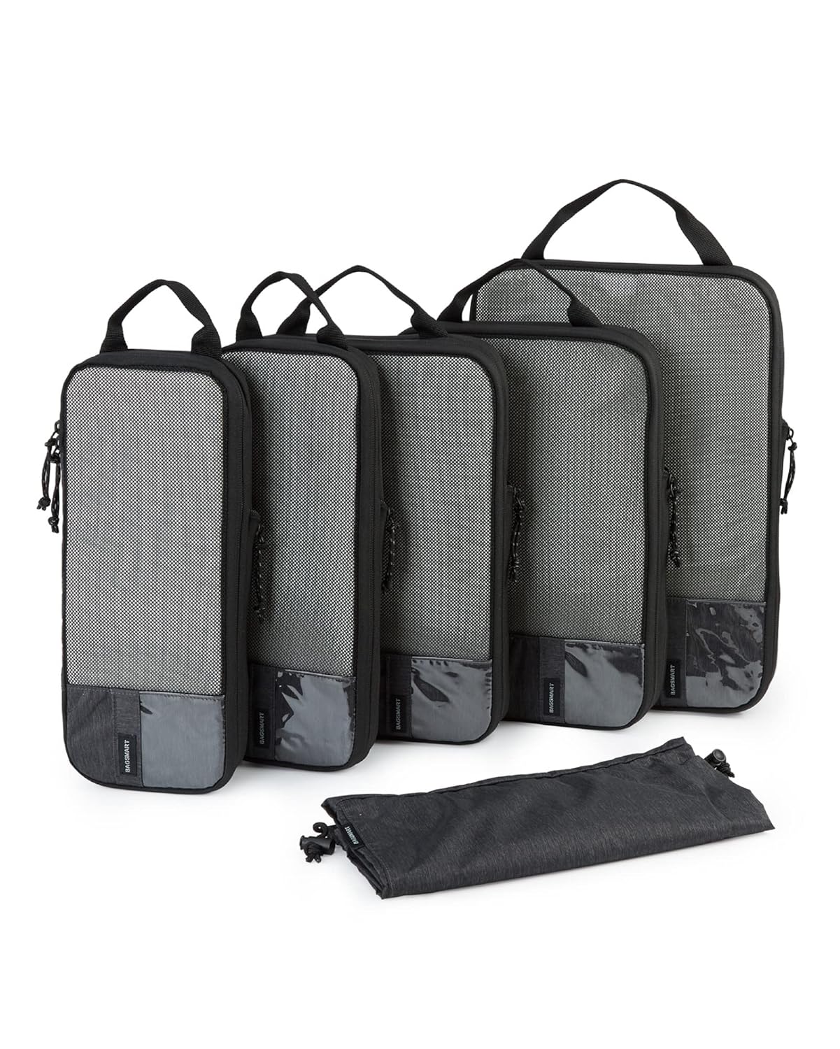 BAGSMART 6 Set 4 Set 2 Set Compression Packing Cubes for Travel Lightweight Luggage Organizer Bags Durable Space