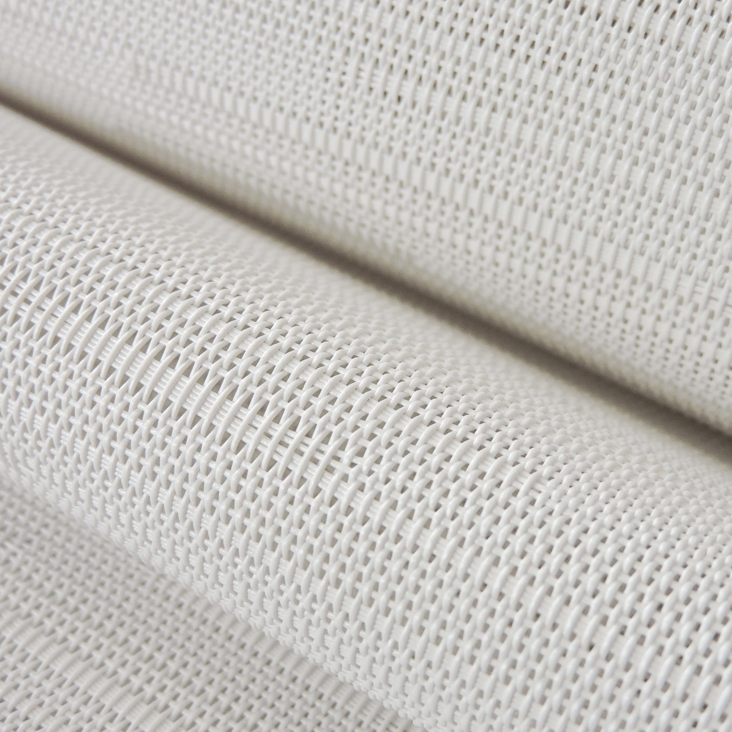 Tenda a Rullo Jacquard Falconieri – Tessuto Screen Bianco Traspirante, Filtrante e Anti-UV, Elegante e Moderna, Protezione Solare per Interni – Su Misura per Casa e Ufficio (60 x 250 cm)