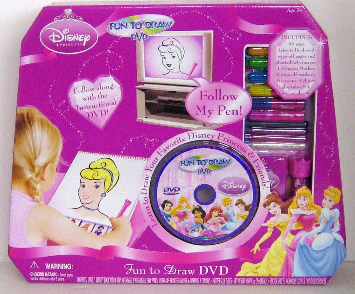 Disney Princess Fun To Draw DVD [DVD] | Amazon.com.br