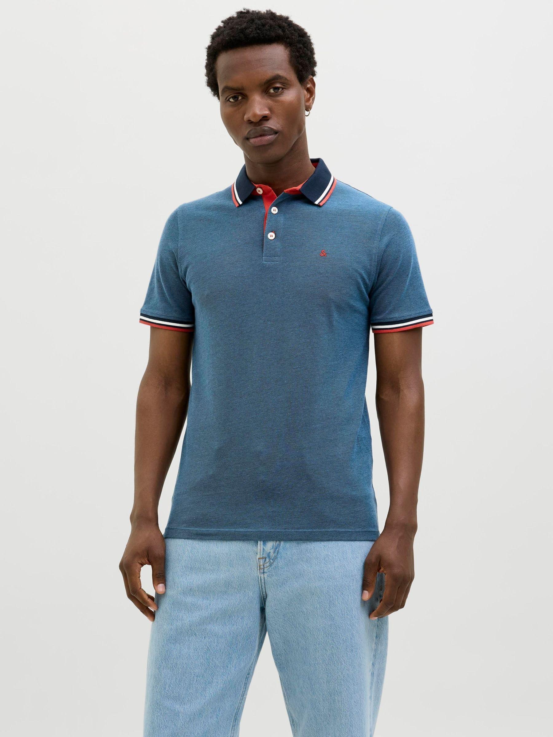 JACK & JONES Polo 2-Pack Plain Shirt Collar Polo