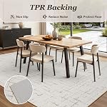 Area Rug for Living Room Rug-Carpet 5x7 Bedroom Rugs Textured Tufted Jacquard Modern Neutral Soft Washable Luxury Rug for Dining Room Nursery Non Slip Beige