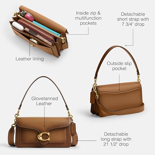 Amazon | コーチ レディース タビー ショルダーバッグ 26, 1z/Ochre