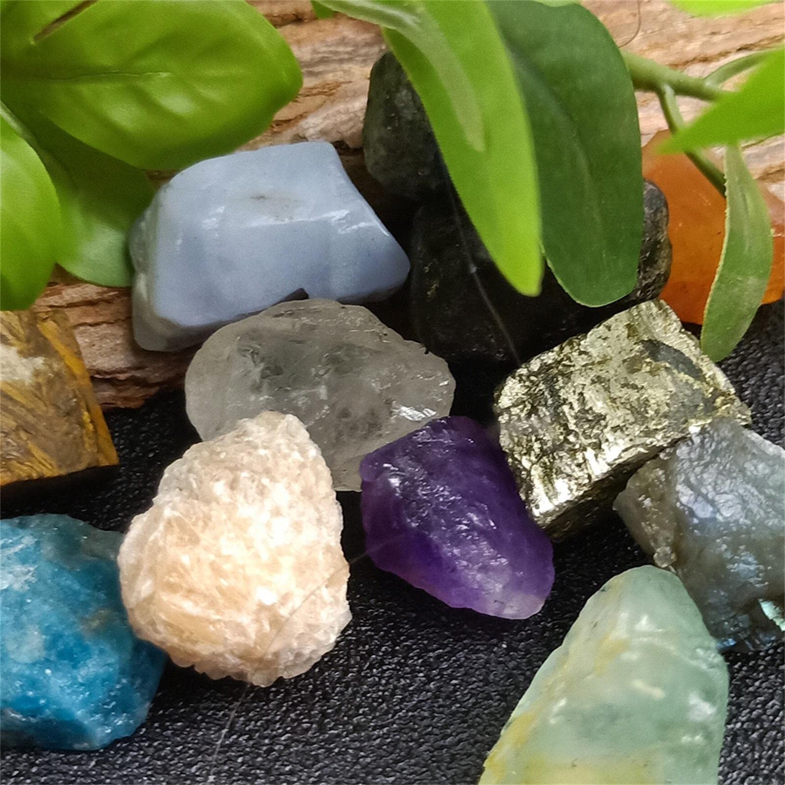 Amazon.co.jp: 集合鉱石標本、石愛好家のための12個の岩石鉱物