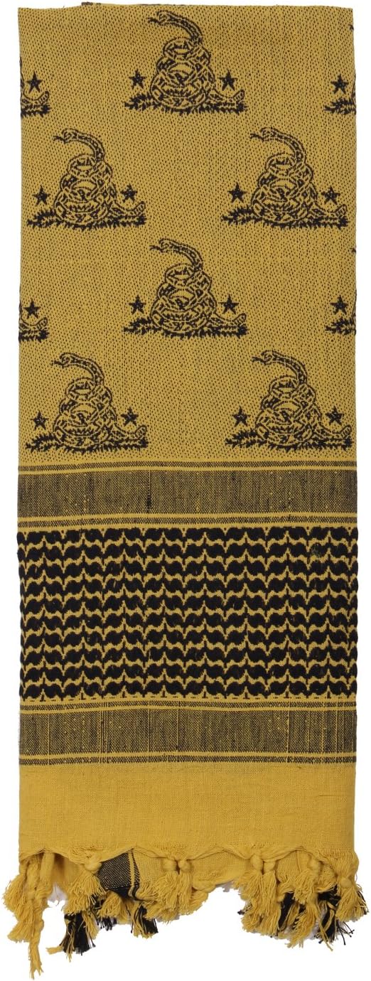 Rothco Gadsden Snake Shemagh Tactical Desert Scarf