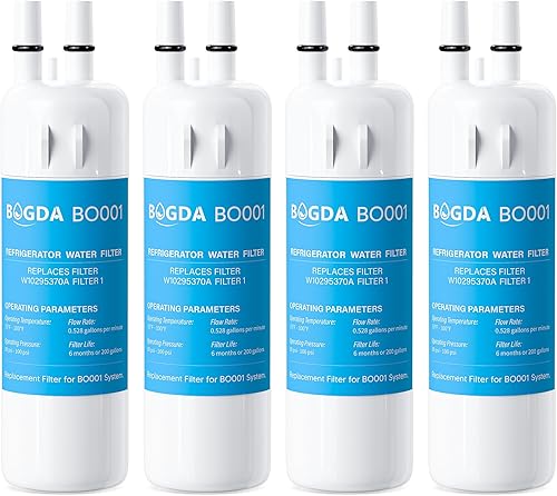 Miniatura 11 de BOGDA W10295370A Reemplazo de Filtro de Agua Compatible con EDR1RXD1, WHR1RXD1, Filtro 1, W10295370, KAD1RXD1, P8RFWB2L, P8WB2L, P4RFWB, P5WB2L,