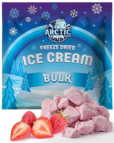 Miniatura 259 de Arctic Farms Brocas de helado liofilizadas empaquetadas y en caja, no se derrite (mezcla napolitana, 2.5 onzas)