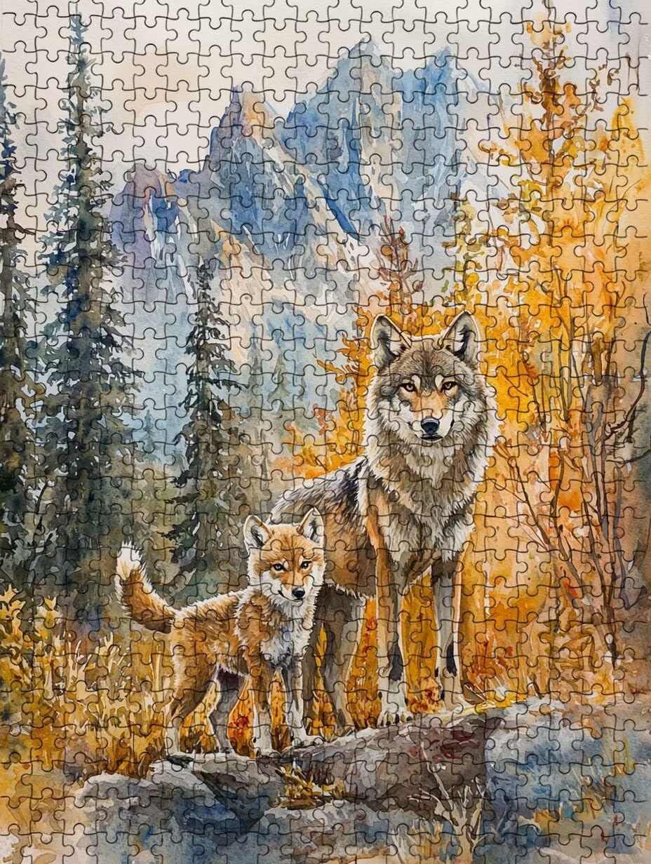 Puzzle 3000 Teile Erwachsene, Jigsaw Puzzle Erwachsene 3000 Teile, Wolfsberger Puzzles, Impossible Klassische Puzzles, Herausfordernde Familie Aktivität Spiele, für Home Decor und Geschenke DX0YL2-556