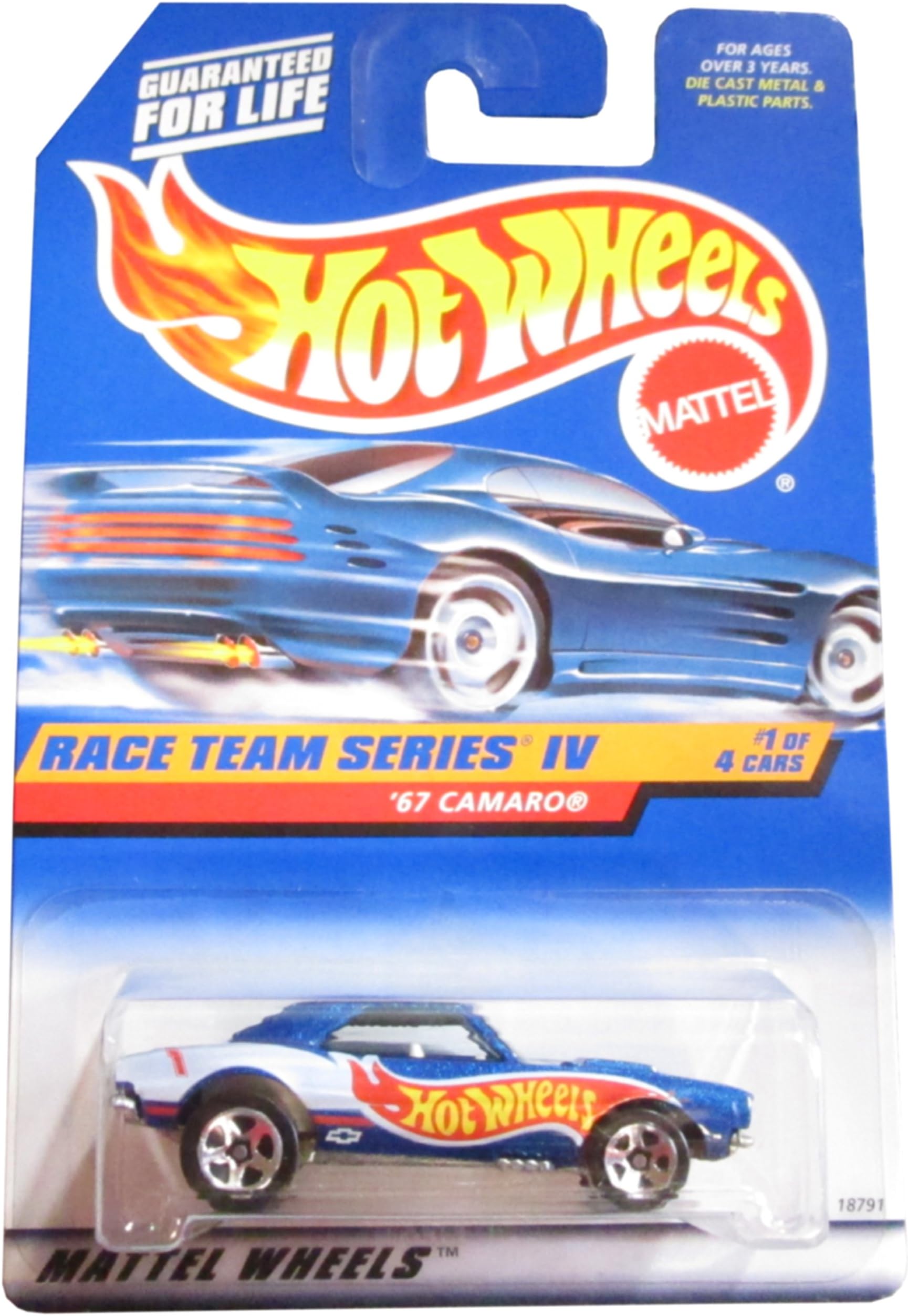 Hot Wheels #725 Race Team Series IV '67 Camaro