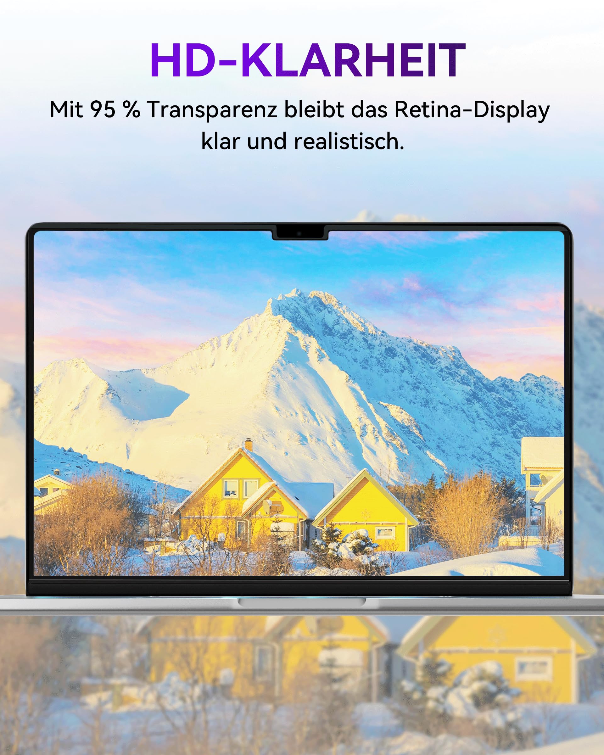 Filtro privacy magnetico per Apple MacBook Air 15 pollici (2023 – 2025, M2/M3/M4 A2941 A3114), pellicola di protezione per la privacy e la privacy del computer portatile