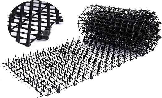 Cat Scat Mat Plastic Spike Keep cat away 6.5' Black 1pcs