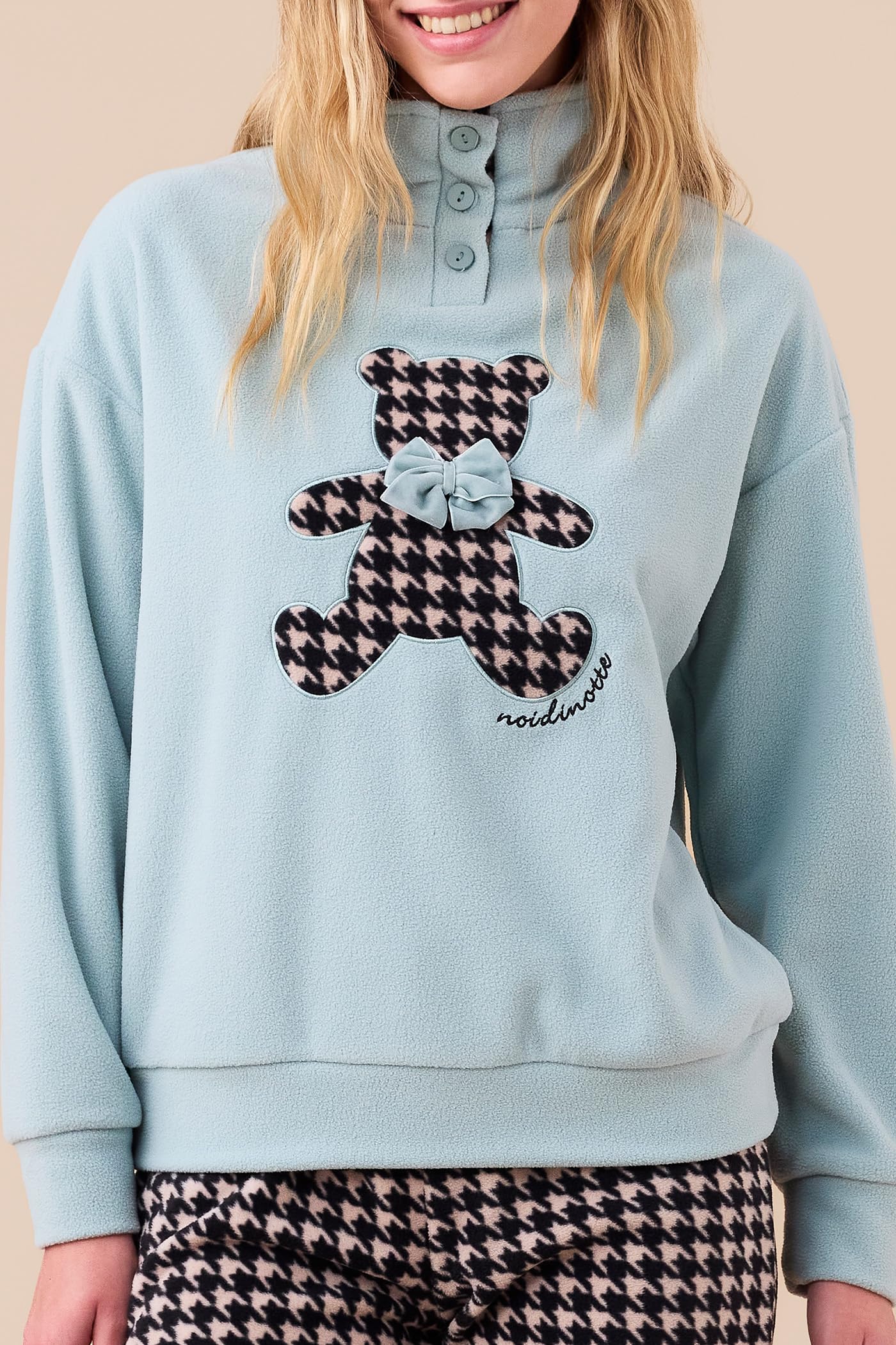 Noidinotte - Pigiama Donna Invernale Pile
