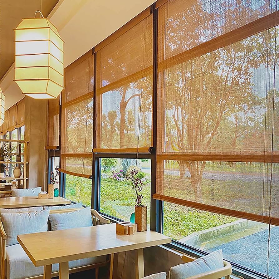 Amazon｜竹 すだれ 目隠し 屋外 すだれ ロールスクリーン 和風