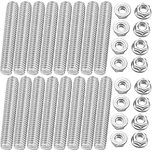 16 Pcs M8*1.25 Studs Kit Stainless Steel Exhaust Studs and Nuts Kit for Ford 4.6L 5.4L F150 F250