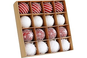 Red and White Christmas Tree Ornaments: A Festive Touch for Any Tree