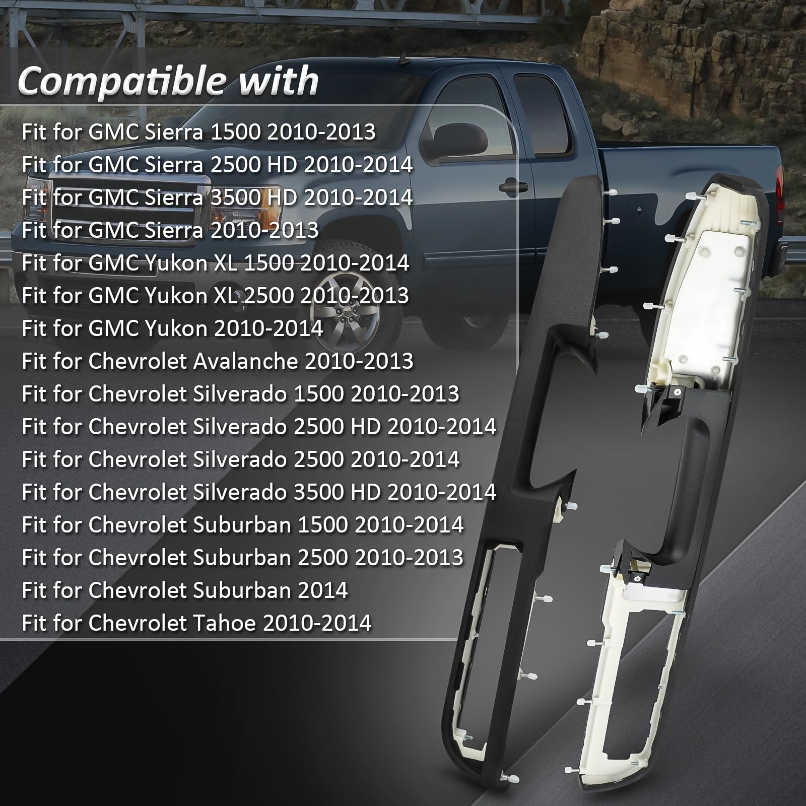 Dasbecan Braccio Di Controllo Inferiore Paraurti Anteriore Compatibile Con Chevy Silverado E GMC Sierra (K201426 K201426B)
