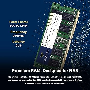 新品 D4ECSO-2666-16G DDR4 16GB ECCメモリ Amazon | 【NAS用拡張メモリ】Synology D4ECSO-2666-16G [DDR4