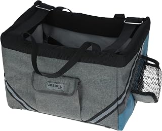 Vacation - Bolsa para Bicicleta (38 x 29 x 25 cm), Color Gris y Azul