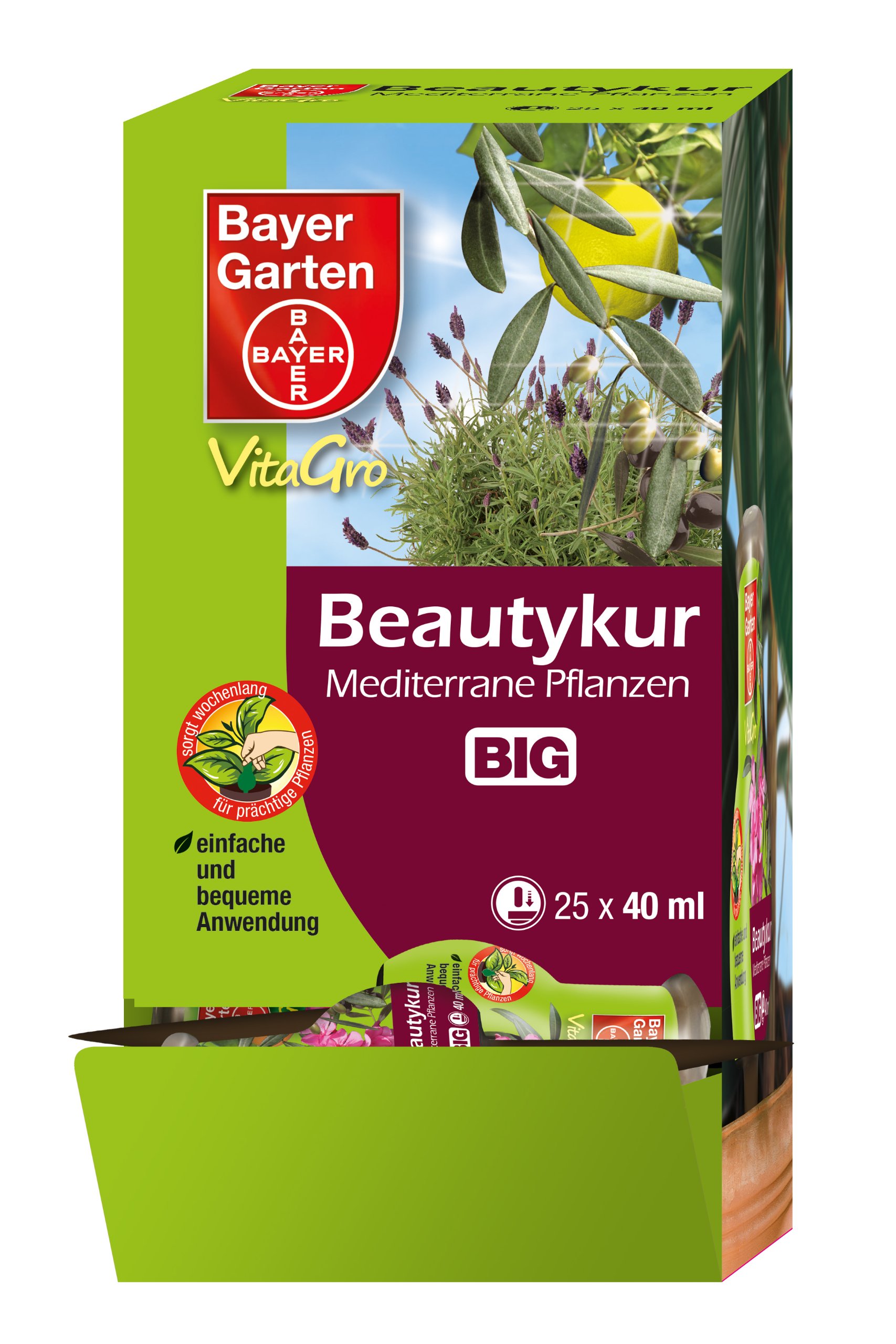 BAYER GARTEN Beautykur Mediterrane Pflanzen - 25x40 ml