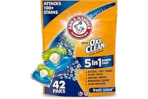 Arm & Hammer Plus OxiClean 5-in-1 Laundry Detergent Power Paks