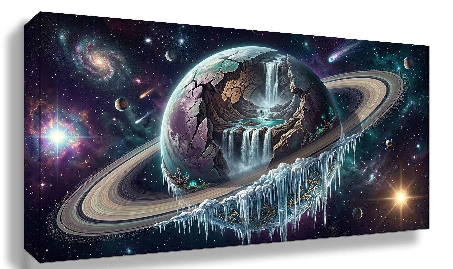 Diamond Painting Universum Diamond Painting Erwachsene Groß XXL Sternenhimmel, 5D Full Runder Drill Diamanten Malen Nach Zahlen, DIY Set Kreativ Set für Erwachsene Home Decor Wanddeko 60x120cm,Cod-859