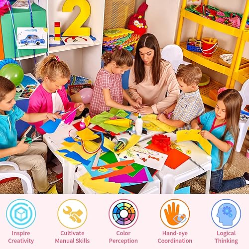 Miniatura 7 de Cartulina de colores, 20 hojas, 20 colores surtidos, tamaño A4, papel de cartulina de 8.5 x 11 pulgadas, papel de cartulina de 75 libras de 75