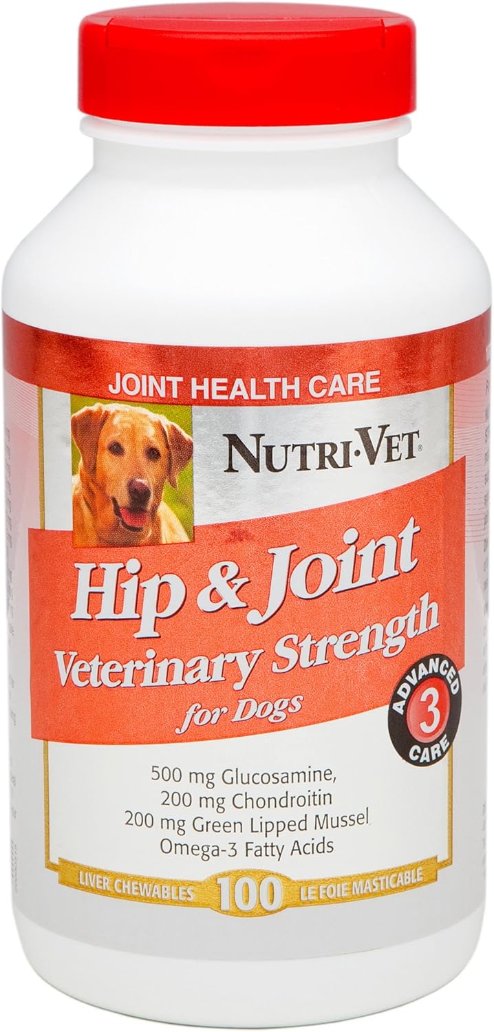 NUTRIVET Hip and Joint Level 3 Veterinary Strength Liver Chewable with